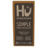 Hu Simple Dark Chocolate Bar - 2.1 Ounce