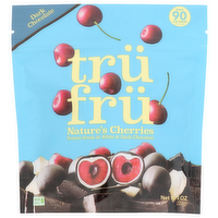 Trufru White & Dark Chocolate Frozen Cherries - 8 Ounce