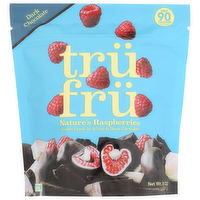 Trufru White & Dark Chocolate Frozen Raspberries - 8 Ounce