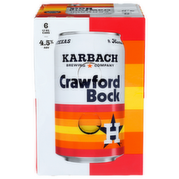 Karbach Brewing Company Crawford Bock Classic Ballpack Beer - 12 Ounce - 6 Count