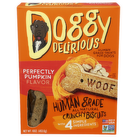 Doggy Delirious Perfectly Pumpkin All Natural Dog Treats - 16 Ounce