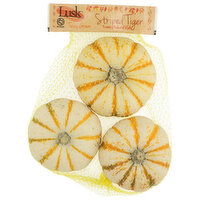 Mini Tiger Stripe Pumpkin - 3 Count