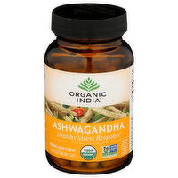 Organic India Wellness Supplements Ashwagandha - 90 Count