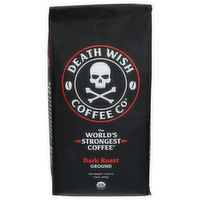 Death Wish Coffee Co Ground Dark Roast - 1 Pound