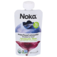 Noka Blueberry Beet Superfood Smoothie + Prebiotic Fiber - 4.22 Ounce