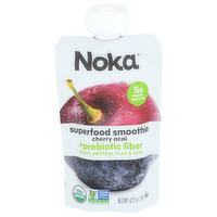 Noka Cherry Acai Superfood Smoothie + Prebiotic Fiber - 4.22 Ounce