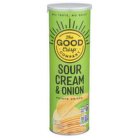 The Good Crisp Company Crisps, Sour Cream & Onion - 5.6 Ounce