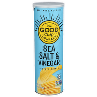 The Good Crisp Company Crisps, Sea Salt & Vinegar - 5.6 Ounce