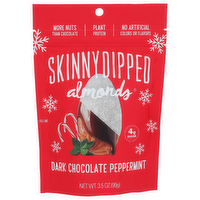 Skinnydipped Peppermint Dark Chocolate Almonds - 3.5 Ounce