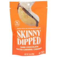 Skinny Dipped Almonds Dark Chocolate Salted Caramel Caramel & Dk Choc Cashews Skinnydipped - 3.5 Ounce
