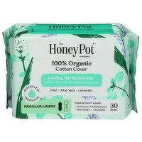 The Honey Pot Company Everyday Organic Top Sheet Herbal Pantiliners - 30 Count