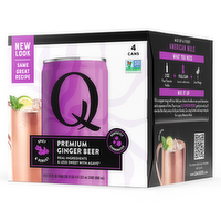 Q Mixers Non-Alcoholic Carbonated Mixer - 7.5 Fluid Ounce - 4 Count