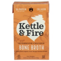 Kettle & Fire Bone Broth Mushroom Chicken - 16.9 Ounce