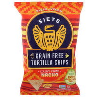 Siete Tortilla Chips Nacho - 5 Ounce