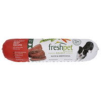 Freshpet Fresh Refrigerated Food For Dogs Chunky Beef Recipe With Carrots, Peas & Brown Rice - 6 Pound