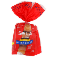 Sola Plain Bagels - 12 Ounce