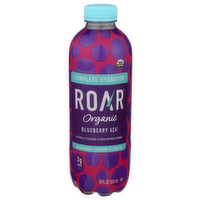 ROAR ORGANIC Blueberry Acai Enhanced Water 12 Pack - 18 Fluid Ounce