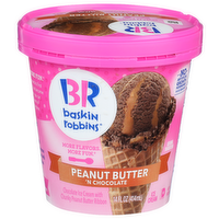 Baskin Robbins Peanut Butter N' Chocolate Ice Cream - 14 Fluid Ounce