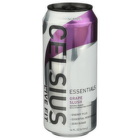 Celsius Grape Slush Essentials Sparkling Single Can - 16 Fluid Ounce