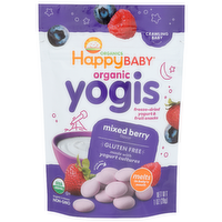 Happy Baby Organic Yogis Freeze Dried Yogurt & Fruit Snacks Mixed Berry - 1 Ounce