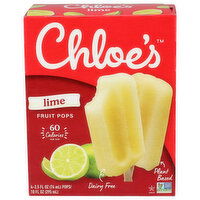 CHLOE's Lime Frozen Pops - 2.5 Fluid Ounce - 4 Count