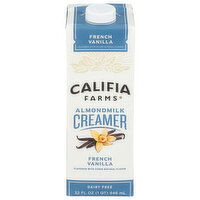 Califia Farms French Vanilla Almond Milk Coffee Creamer Dairy Free - 32 Fluid Ounce - 1 Count