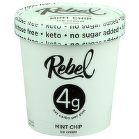 Rebel Mint Chip Ice Cream - 1 Pint