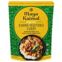 Maya Kaimal Foods Korma Vegetable Curry Pouch Organic - 10 Ounce