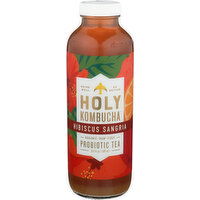 Holy Kombucha Tea Hibiscus Sangria - 16.9 Fluid Ounce
