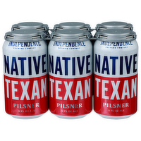 Independence Brewing Company Pilsner Native Texan Ale - 12 Fluid Ounce - 6 Count
