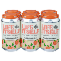 Great Raft Vanilla Peach Gose Life Itself - 12 Fluid Ounce - 6 Count