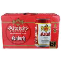 Altstadt Brewery Premium German-Style Beer Rolsch - 12 Fluid Ounce - 15 Count