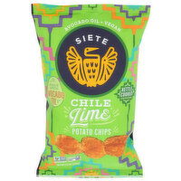 SIETE Chile Lime Chips Potato Chili - 5.5 Ounce