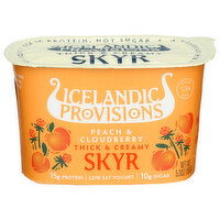 Icelandic Provisions Peach & Cloudberry Skyr - 5.3 Ounce