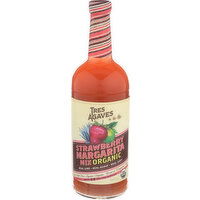 Tres Agaves Cocktail Mixer Organic Strawberry Margarita Mix - 33.8 Fluid Ounce