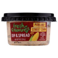 FRESH CRAVINGS Fc Poblano Srt Corn Dip - 10 Ounce