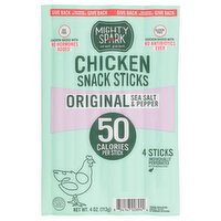 Mighty Spark Salt & Pepper Chicken Snack Sticks - 4 Ounce