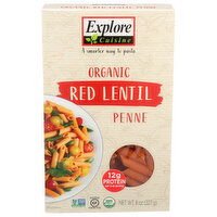Explore Cuisine Penne Red Lentil - 8 Ounce