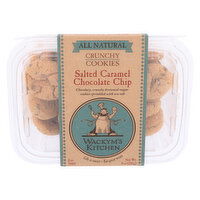 WACKYM'S KITCHEN Salted Caramel Chocolate Chip All-Natural Crunchy Cookies Sltd Crml Choc - 8 Ounce