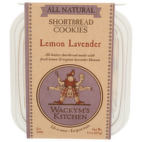 WACKYM'S KITCHEN Lemon Lavender Shortbread Cookies - 5.5 Ounce