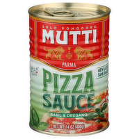 Mutti Basil & Oregano Pizza Sauce Salsa Per - 14 Ounce