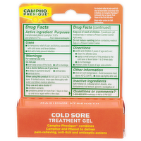 Campho Phenique With Aloe Cold Sore Treatment Gel - 0.23 Ounce