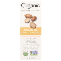 Cliganic Oil Argan Organic - 4 Fluid Ounce