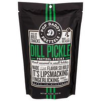 Pop Daddy Pretzels Dill Pickle Pretzel Sticks - 7.5 Ounce