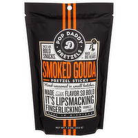 Pop Daddy Pretzels Smoked Gouda Pretzel Sticks - 7.5 Ounce