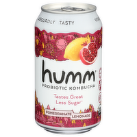 HUMM Pomegranate Lemonade Can Kombucha - 12 Fluid Ounce