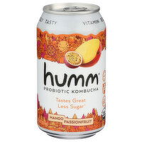 HUMM Mango Passionfruit Can Kombucha - 12 Fluid Ounce