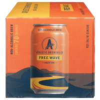 Athletic Brewing Co. Free Wave Hazy Na Ipa - 12 Fluid Ounce - 6 Count