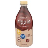Ripple Foods Chocolate Plant Based Milk - 48 Fluid Ounce