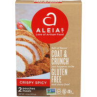 ALEIA's Coat & Crunch Breading Crispy Spicy - 2.25 Ounce - 2 Count